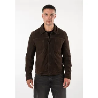 Mauritius Hemdjacke MMYukkon (mauritiusHerren26) aus Leder, Regular Fit braun XXXL (58)