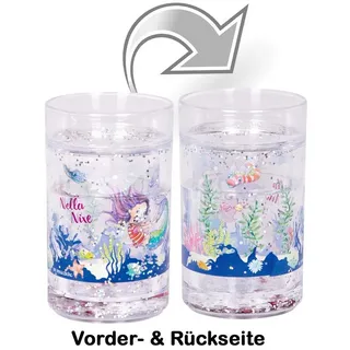 Die Spiegelburg Glitzerbecher mit Schwimmelementen 1,0 l Weiß