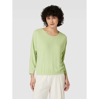 Sweatshirt mit elastischem Bund Modell 'Suzzina', Hellgruen, 40
