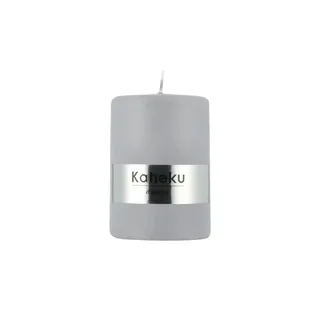Möbel Kraft Zylinderkerze Powder 10 cm 6,8 cm grau