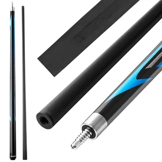 Vevor Billardqueue 1 Stk. (1473,2 mm / 554 g) aus Kohlefaser + Ahorn, Billardstock mit zweistufigem Design geeignet für Bar Zuhause Büro Anfänger Billardliebhaber, Jump Break Billardqueue