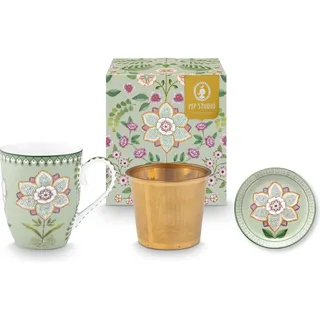 Pip Studio Lily&Lotus Teeset 1-tlg. Light Green