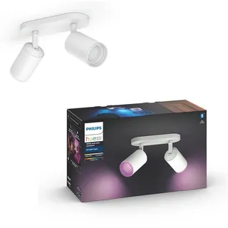Philips 50632/31/P7 - LED-RGBW-Strahler Hue FUGATO 2xGU10/5,7W/230V - Weiß