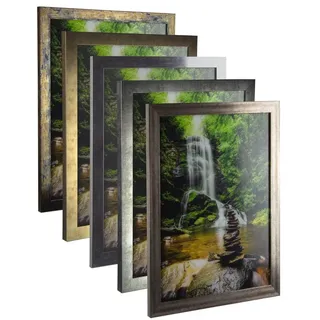 Myposterframe Bilderrahmen Vintage Juno blau/gold 40x60 cm 1 St.