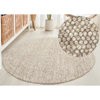 LeGer Home by Lena Gercke Ainhoa Wollteppich Ø 200 cm beige