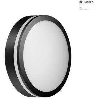 Brumberg LED Außenwandleuchte EYE, Ø 25,1 cm, IP65, 230V AC, 50 Hz, 18W, 120°, 3000K-5700K, 1530lm, schwarz BRUM-10136183