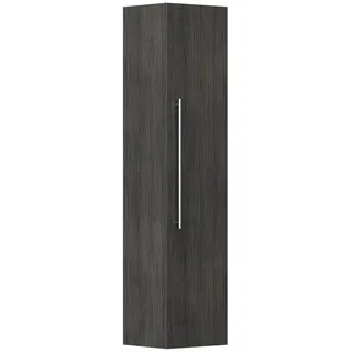 Magnolia Home Hängeschrank Hochschrank 150 cm anthrazit gemasert