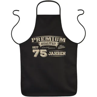 unbekannt Sprüche Schürze zum 75 Geburtstag - Geschenk-Idee Kochschürze 75 Jahre : Premium Qualität seit 75 Jahren - Geschenkschürze 75.Geburtstag