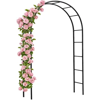 Gardebruk Rosenbogen 240 x 140 x 37 cm Schwarz