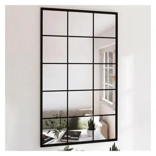 vidaXL Wandspiegel 100 x 60 cm Schwarz