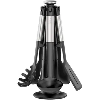 Joseph Joseph Elevate Küchenhelfer-Set 6-teilig Schwarz-Silber