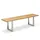 180 x 46 x 46 Teak geölt