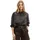 Oversized Hemdjacke aus Baumwoll-Lyocell-Leinen-Mix Mittelbraun 44