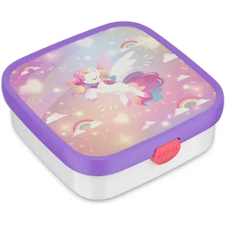 Mepal Bento Lunchbox Campus Gross - Einhorn Glühen, Lunchbox, Weiss, Violett, Transparent