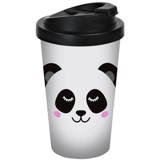infinite by GEDA LABELS (INFKH) Coffee to go Becher Panda Gesicht 400ml
