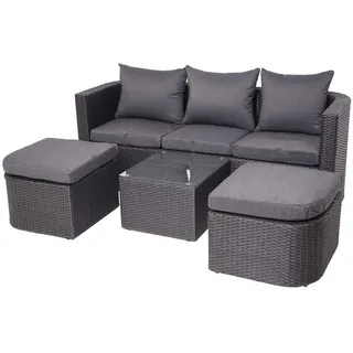 MCW MCW-J37 Garten-Lounge-Set anthrazit/dunkelgrau