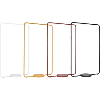 Natural Goods Berlin 1x Kleiderständer DOT - Jackenständer Rot - Garderobenständer Metall - Klamotten Ständer 160x100cm - Freistehende Garderobe Metall, Stahl - Kleiderständer Schmal, Klein, Rostfrei