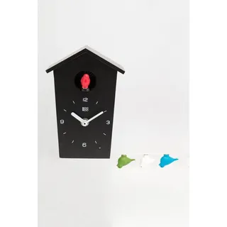 KOOKOO Tischuhr BirdHouse mini schwarz