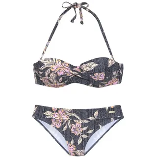 SUNSEEKER Bandeau-Bikini Damen Schwarz 44 Cup E