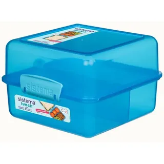 sistema Lunchbox Sistema 1,4L Lunch Cube - Blue