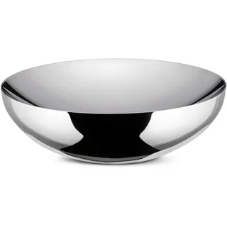 Alessi - Double Schale - doppelwandige Schale - Edelstahl - Farbe: Silber - Ø 32 cm