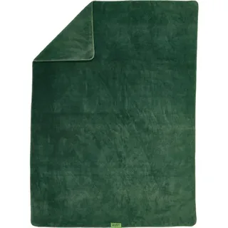 Zoeppritz Wohndecke Softy, Dunkelgrün, Textil, 140x190 cm, Kettelrand, pflegeleicht, Wohntextilien, Decken, Kuscheldecken