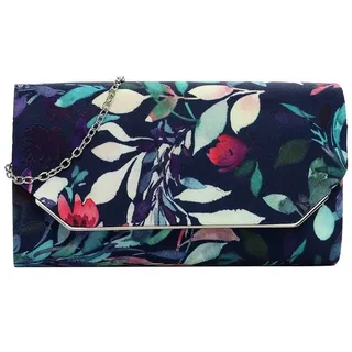TAMARIS Clutch TAS Amalia Flower 33805 Damen Handtaschen Floral blue 500 - Einheitsgröße