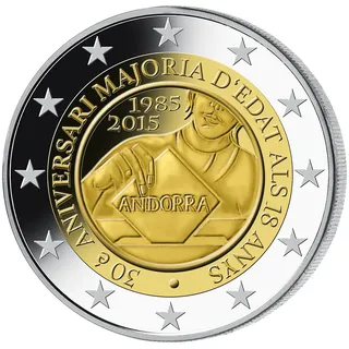 mdm deutsche münze 2 Euro Gedenkmünze Andorra 2015
