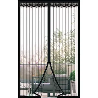 FELIXLEO Insektenschutz-Vorhang Fliegengitter Magnet Tür 90x200cm Fliegenvorhang Magnet Balkontür