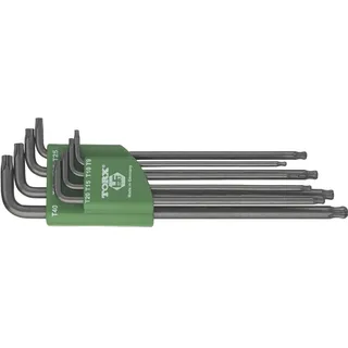 Hafu Torx-Stiftschlüssel-Satz mit Kugelkopf TX9-40 8-teilig