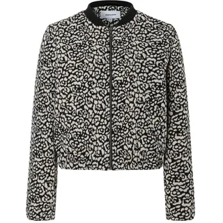 More & More stylisher Blouson, Leo-Muster in shiny jacquard | Gr.: 40