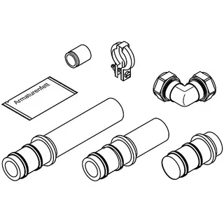 Viessmann Anschluss-Set einseitig (Aufdachmontage) - 7248240