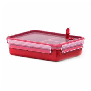 Emsa Frischhaltedose rechteckig rot 16,3 x 5,8 x 22,5 cm 1,2 l