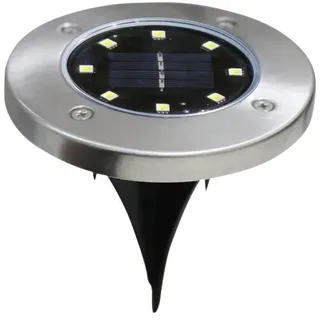 4-teiliges Solarbetriebenes Gartenleuchten-set Für Den Außenbereich, 8 Led-bodenleuchten, 3000k Warmweißes Licht, Ip65 Wasserdichte Solar-einbauleuchten, Geeignet Für Gehwege (fmy).