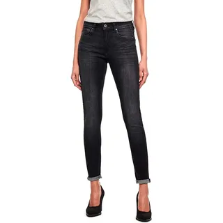 G-Star Damen 3301 Skinny Schwarz (23/30), Lässig, Baumwolle, Denim
