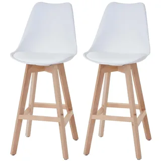 Proregal Barhocker 76 cm Weiß