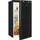 (76 l, 843 mm hoch, Schwarz)