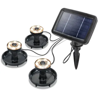 esotec LED Unterwasserleuchte 3er Set schwarz 20lm IP68