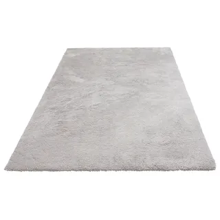 OTTO home Hochflor-Teppich OTTO HOME "Microfaser Teppich Magong, besonders weich, sehr feiner Flor" Gr. 8, silber (silberfarben), B:300cm H:30mm L:400cm, Kunstfaser, Teppiche, uni, Wohnzimmer, Schlafzimmer, Kinderzimmer, auch rund und als Läufer