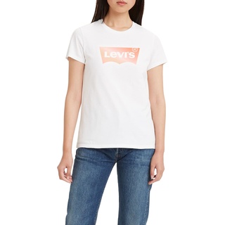 Levi's Damen The Perfect Tee T-Shirt, Rosegold Bw Bright White, L