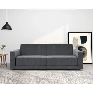 dorel home Schlafcouch 3-Sitzer Polyester Grau