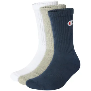 Champion Socken 3er Pack Blau/Grau/Weiß 35-38