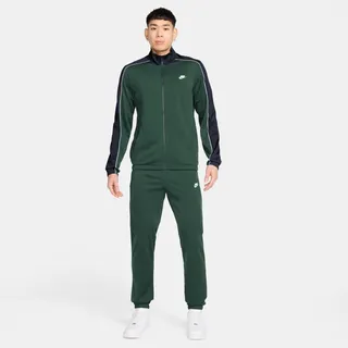 NIKE Club PK Trainingsanzug Herren 324 - fir/obsidian/white/white S