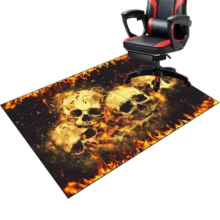 Bodenschutzmatte für Teppiche 180 x 230 cmrutschfest Bodenmatte Stuhlunterlage Gaming Bürostuhl Stuhlmatten, Gaming Teppich Bürostuhl Matte Schreibtischstuhl Unterlage für Parkett, Laminat, Hartböde