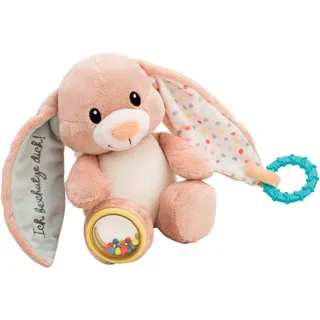 Nici Kuscheltier My First NICI, Activity Hase Fjella "Ich beschütze dich" 23 cm rosa