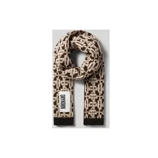 Schal mit Label-Patch Modell 'Cronica', Hazel, 1