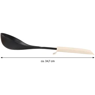 STONELINE STONELINE® Küchenhelfer-Set, 6-tlg., mit praktischer Stütze und Griffen mit Stroh