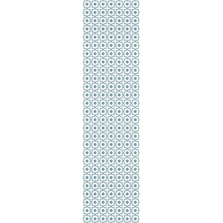 Doge Milano Küchenläufer, 100% Made in Italy, Schmutzabweisender Teppich mit Digitaldruck, Rutschfester und waschbarer Läufer, Geometrisches Muster - Domingo, cm 280x52
