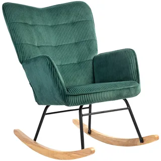Schaukelsessel Grün Polyester 98x54x101 cm SONNENH