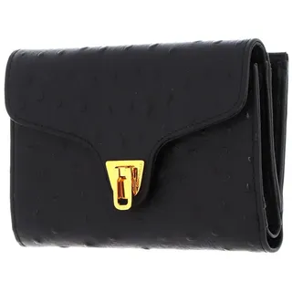 Coccinelle Beat Ostrich Geldbörse Damen schwarz